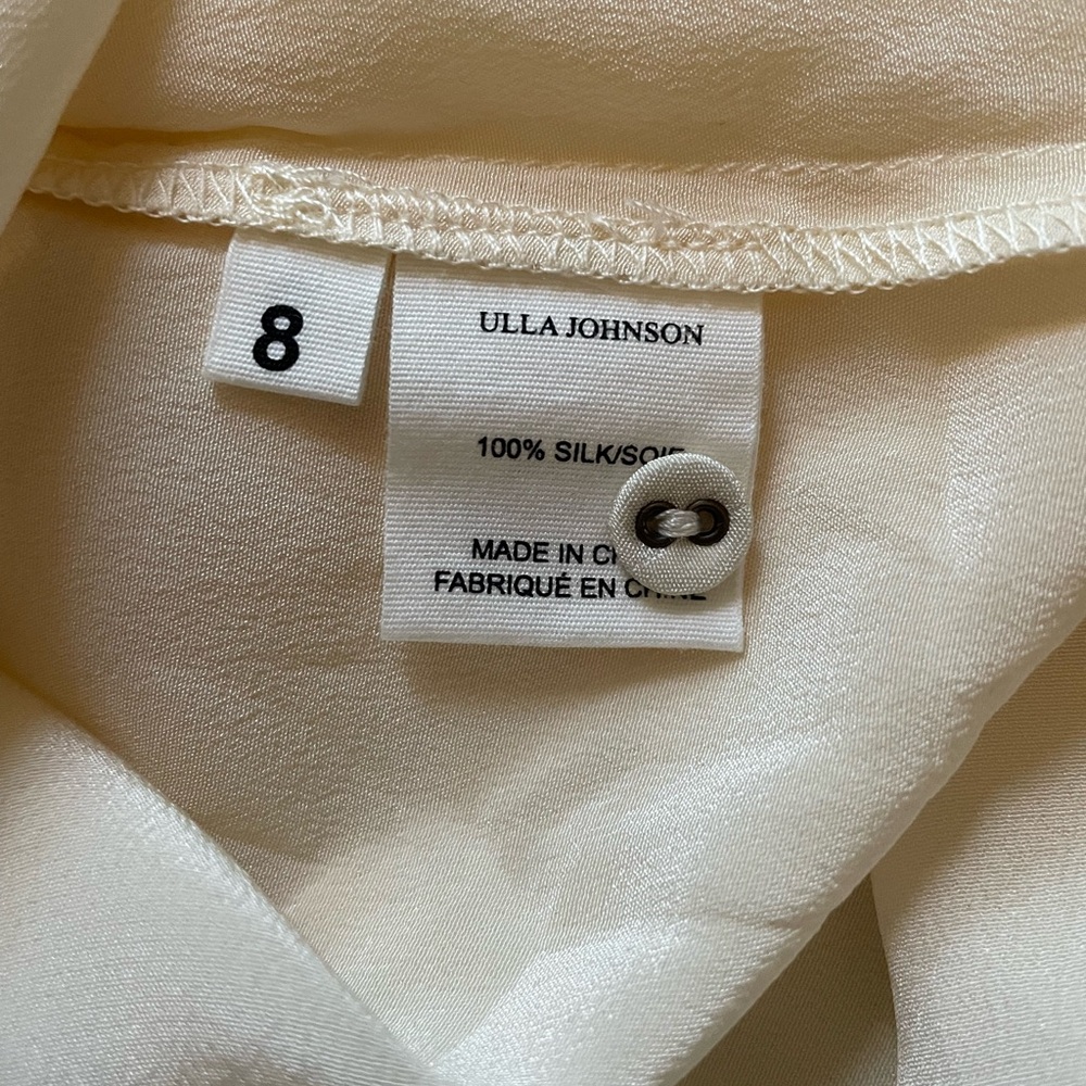 Ulla Johnson Cream Ruffle Blouse - Picture 7 of 7